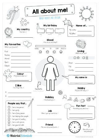 / lernen sie die übersetzung für 'steckbrief' in leos englisch ⇔ deutsch wörterbuch. Körper / Body - MaterialGuru | Englischunterricht ...