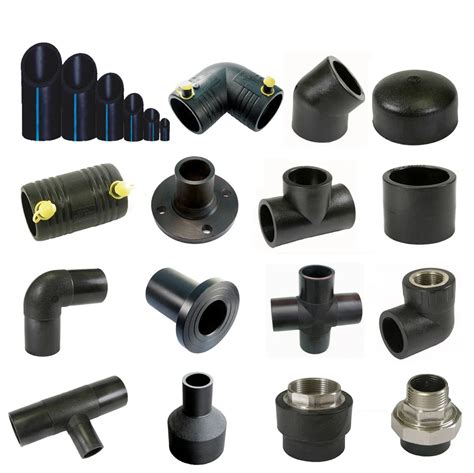Alibaba Black Polyethylene Poly Hdpe Pipe Fittings Of 20mm To 110mm