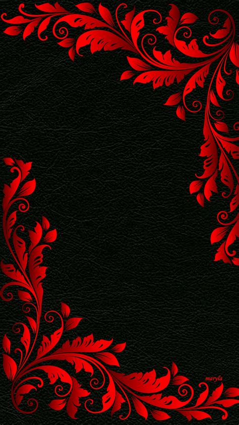 47 Dark Red Wallpaper Flower 