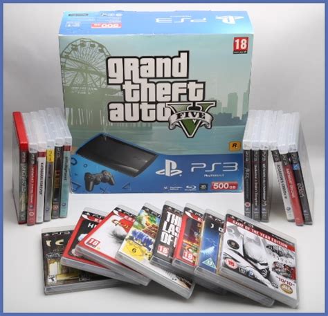 Sony Playstation 3 Super Slim 500gb Grand Theft Auto V Pak Tietokonemuseo