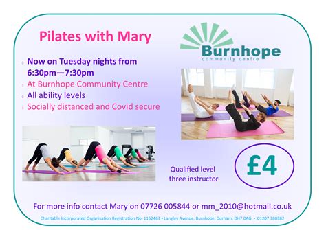 Pilates Now On A Tuesday At 630pm