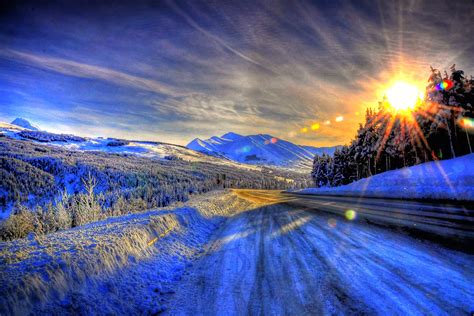 Alaska Winter Scene Wallpaper Wallpapersafari