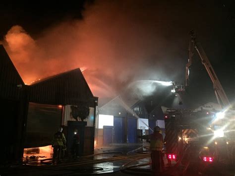 Around 60 Firefighters Tackle Serious Fire At Birmingham Industrial