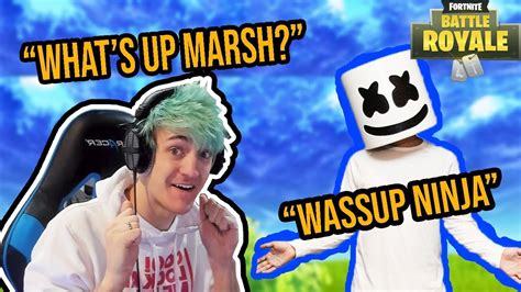 Ninja And Marshmello Play Fortnite Together Epic Possible Song In