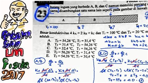 Un Sma Fisika Pembahasan No Perpindahan Kalor Secara