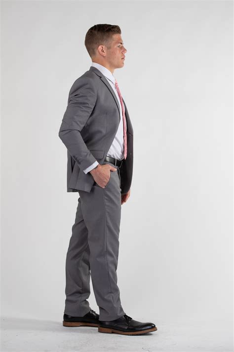 Missionarymall Elders Suits Signature Suit Slim Gray
