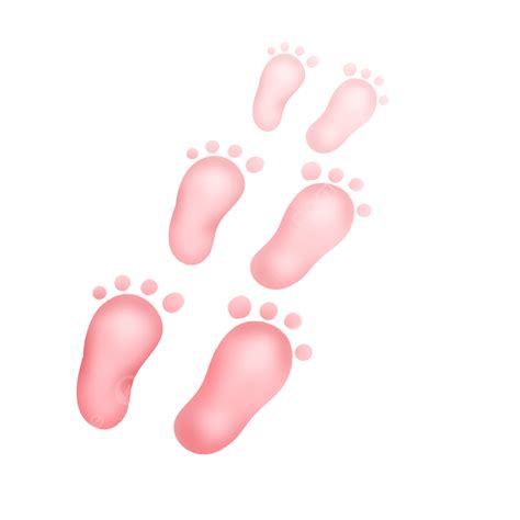 Baby Footprints Png Picture Character Footprints Baby Footprints Walk