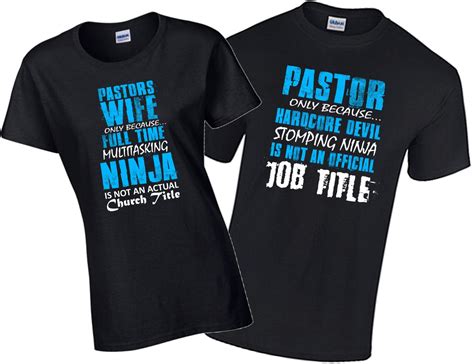 Looking for a new idea? Pastor and Pastor's Wife Shirt Set by MastersImagingScreen ...