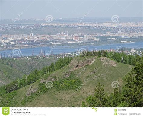 The Trip To Russia Siberia Krasnoyarsksummer Stock Image Image Of