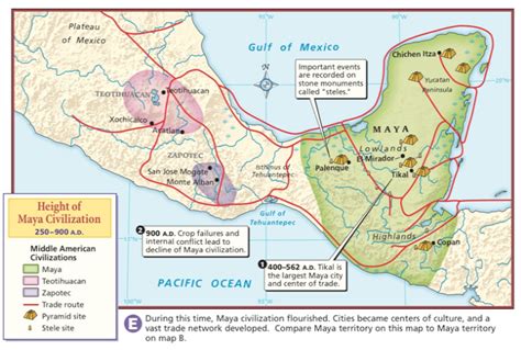 Olmec Mesoamerica Map