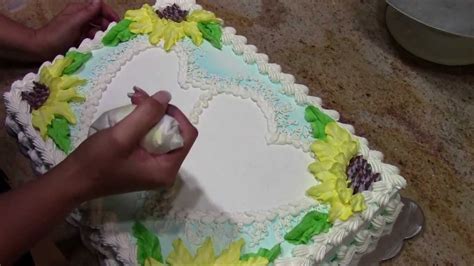 Comply with food safety standards, bring you different feeling of life. Sunflower Sheet Cake- with Stencils- how to- Cake ...
