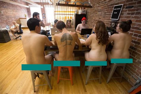This Office Went Naked For A Month As A Social Experiment NSFW