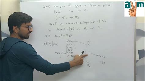 Total Number Of Group Homomorphism From S3 To Z2 Youtube