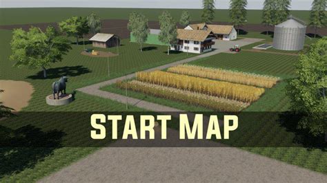 Empty Map Start Map Fs19 V1000 Fs19 Farming Simulator 19 Mod