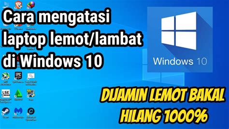 Ingin tahu tips bagaiman cara mempercepat booting windows di laptop dan komputer kamu ? Cara mengatasi Laptop lemot/lambat di Windows 10 (2020 ...