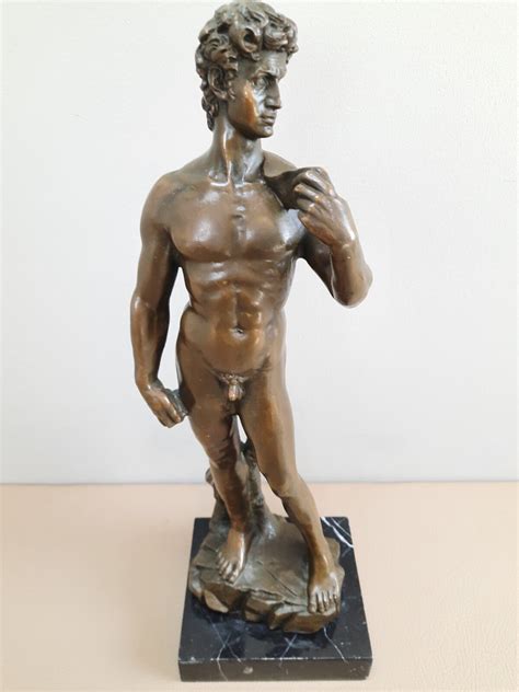 Bronzen Beeld Van David Joris Antiek