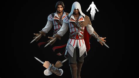 Fortnite Ezio Fortnite X Assassins Creed Crossover Explained Ggrecon