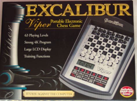 Excalibur Electronics Viper 120e Electronic Portable Handheld Chess