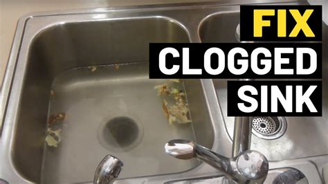 How To Fix Clogged Kitchen Sink That Wont Drain Youtube