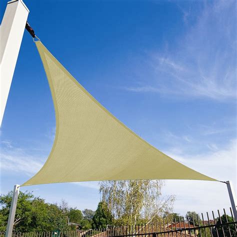 Triangle Sun Shade Sail Garden Patio Party Sunscreen Awning Canopy