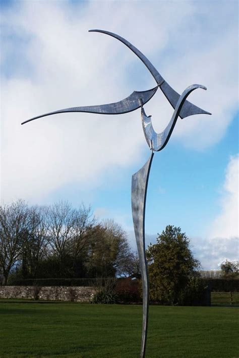 Stainless Steel Sculpture By Sculptor Will Carr Titled
