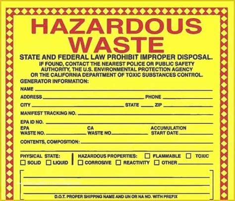 For orders of $29.95 and more. Free Hazardous Waste Label Template Of Free Printable Hazardous Waste Labels Enchanting Brady ...