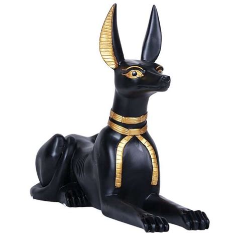 Anubis Egyptian Jackal God Dog Statue - 20 Inch Egyptian Statue