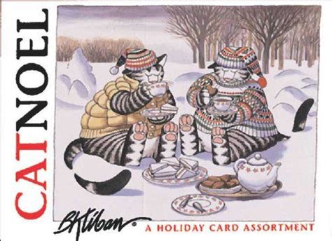 Klibans Catnoel Christmas Card Assortment Pomegranate Cartoon Pics