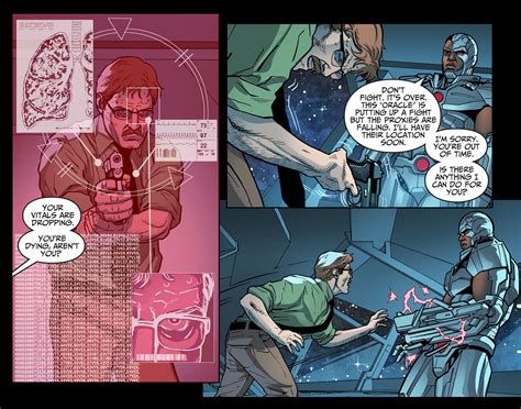 Jim Gordon Vs Cyborg Injustice Gods Among Us Comicnewbies