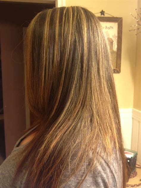 Light ash brown hair (often mistaken for a dirty blonde) will allow you to dramatically upgrade your look from brown or black. Blonde foils on dark brown hair with ash toner | Sara's ...