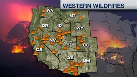 Wildfires Blaze Through The West As Temperatures Hit Record High Wbns