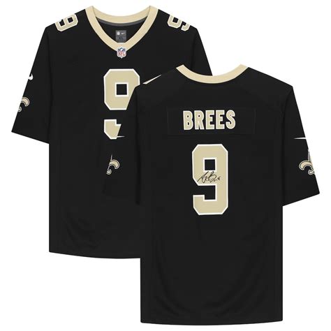 Fanatics Authentic Drew Brees New Orleans Saints Autographed Black Nike