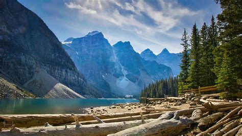 Amazing Moraine Lake Banff National Park Canada Photograph By Thomas