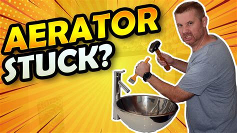 In most cases, the aerator is made up of it could be stuck due to debris or rust; How To Replace A Faucet Aerator That Is Stuck - TOOLBOX DIY