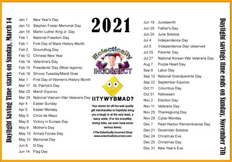 Free Printable 2020 Holidays From The Masonic Shop