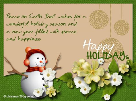 Happy Holidays Messages And Wishes Christmas Celebration