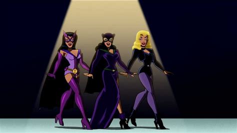 Huntress Catwoman And Black Canary In Batman Brave And The Bold Cartoon Black Canary Brave