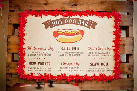 Free Printable Hot Dog Bar Menu Printables Printable Templates By Nora