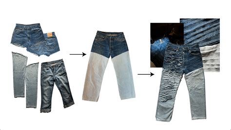 Reworked Jeans Fashion Design Behance