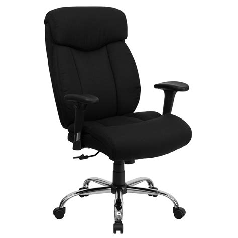 flash furniture big and tall 400 lb rated high back black fabric executive ergonomic office chair