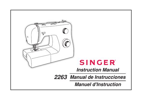 Singer 2263 Simple Instruction Manual User Manual 62 Pages Original