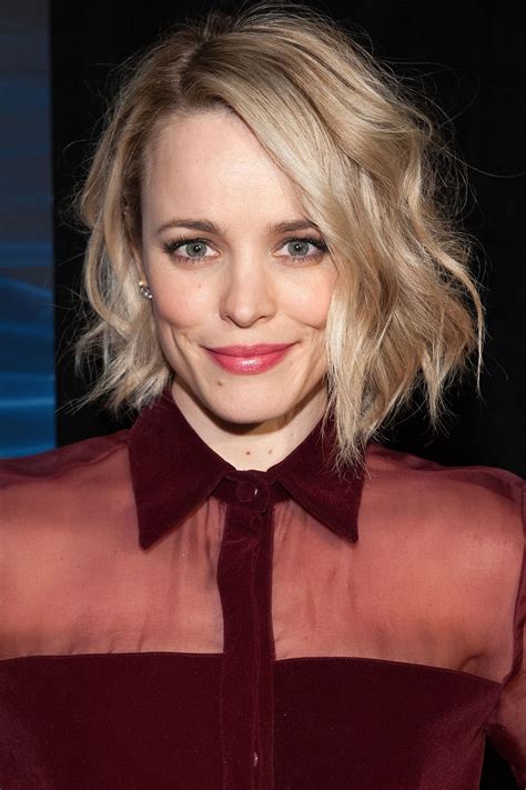 Rachel Mcadams Lob Haircut Choppy Bob Hairstyles Long Bob Hairstyles