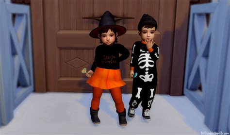Sims4 Toddler Halloween Outfits Toddler Costumes Toddler Outfits