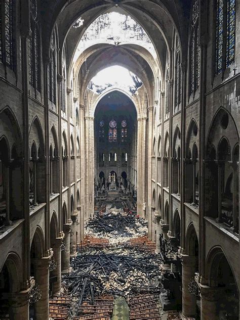 Before And After Iconic Notre Dame Cathedral Scorched By Blaze The