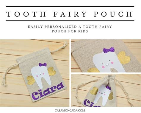 Tooth Fairy Pouch Fairy Pouch Tooth Fairy Diy Crafts
