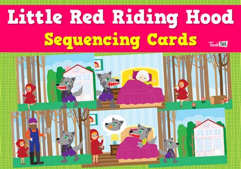 Little Red Riding Hood Sequencing Cards Teacher Resources And Classroom Games Teach This