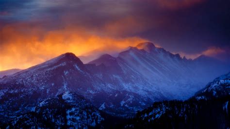Rocky Mountain Sunset Wallpaperuse