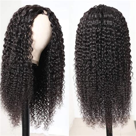 UNICE Curly U Part Wig Human Hair X Inch Small Leave Out Brazilian