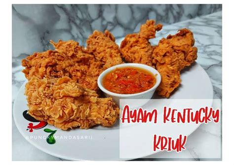 Resep Ayam Kentucky Kriuk Oleh Pungky Mandasari Cookpad