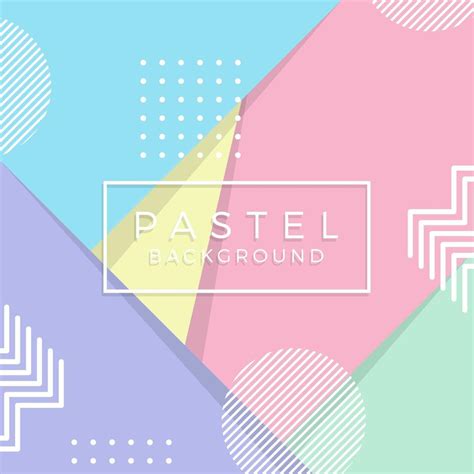 Flat Geometric Pastel Vector Background 273892 Download
